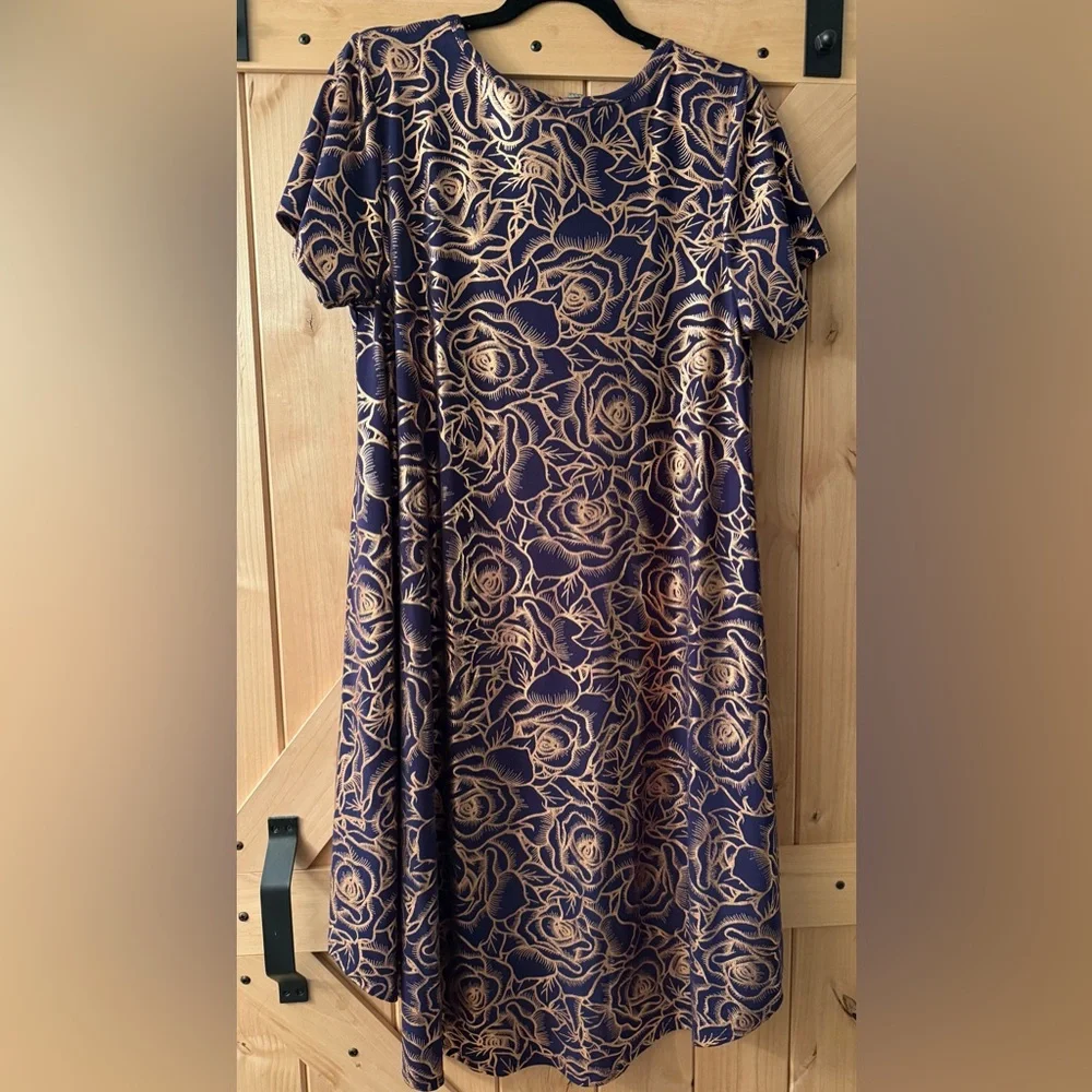 LuLaRoe Elegant Carly Dress - Size Large - Picture 7 of 7